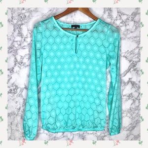⭐️ The Limited Honeycomb Textured Print Y2K Pullover Blouse Women’s Small